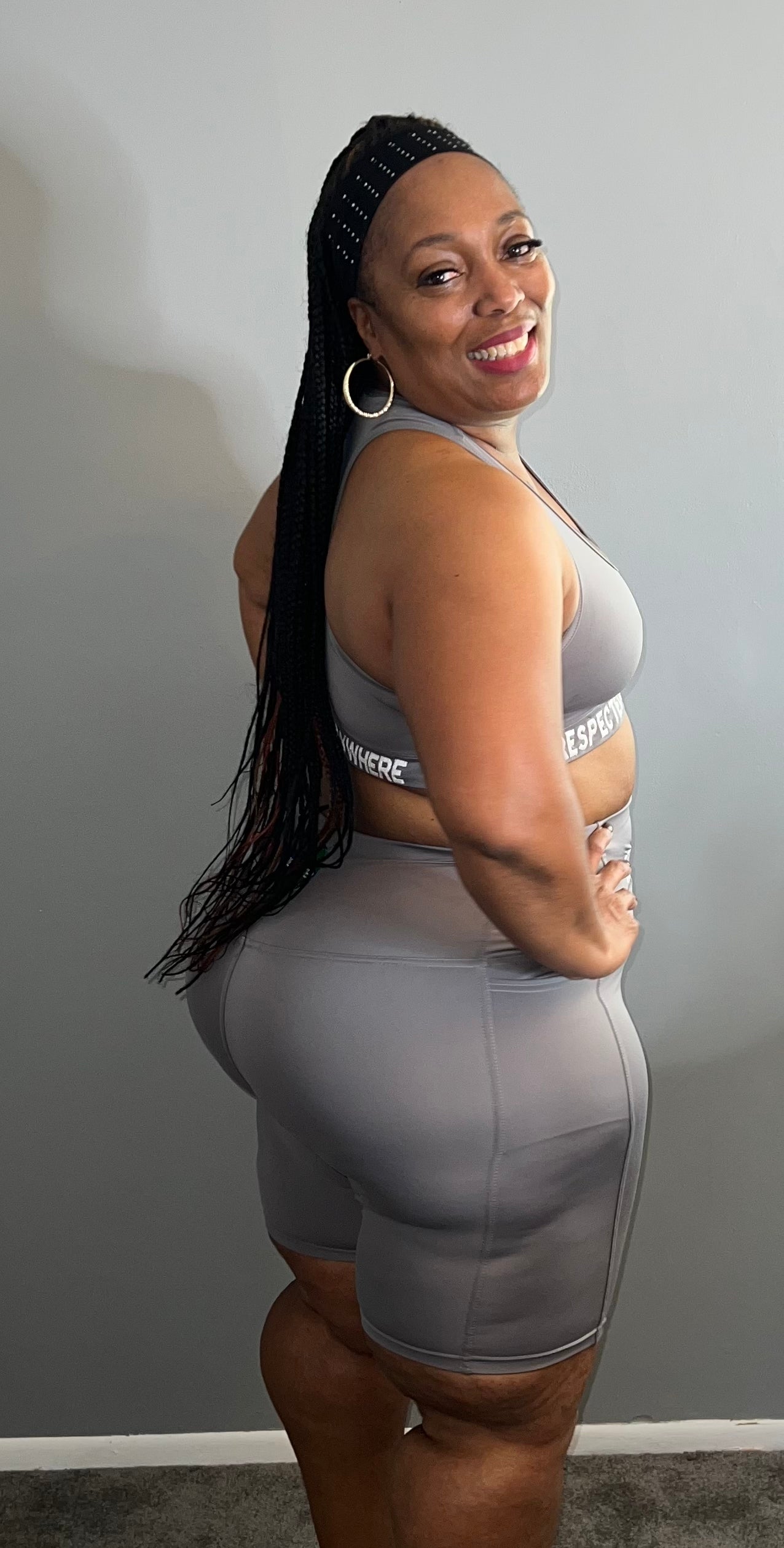 Respected Yoga Shorts or Leggings (Gray)