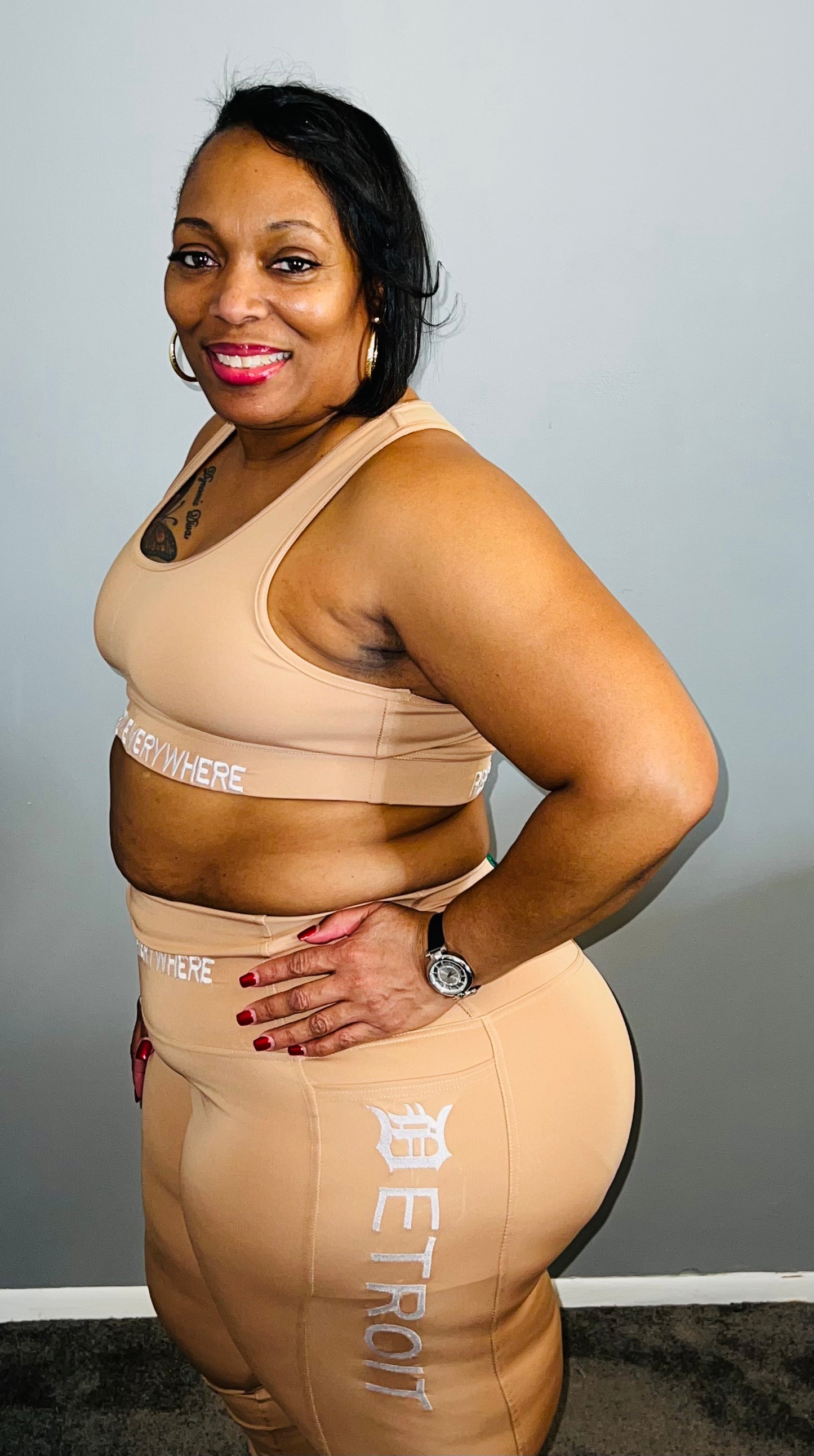 Respected Sports Bra (Tan)