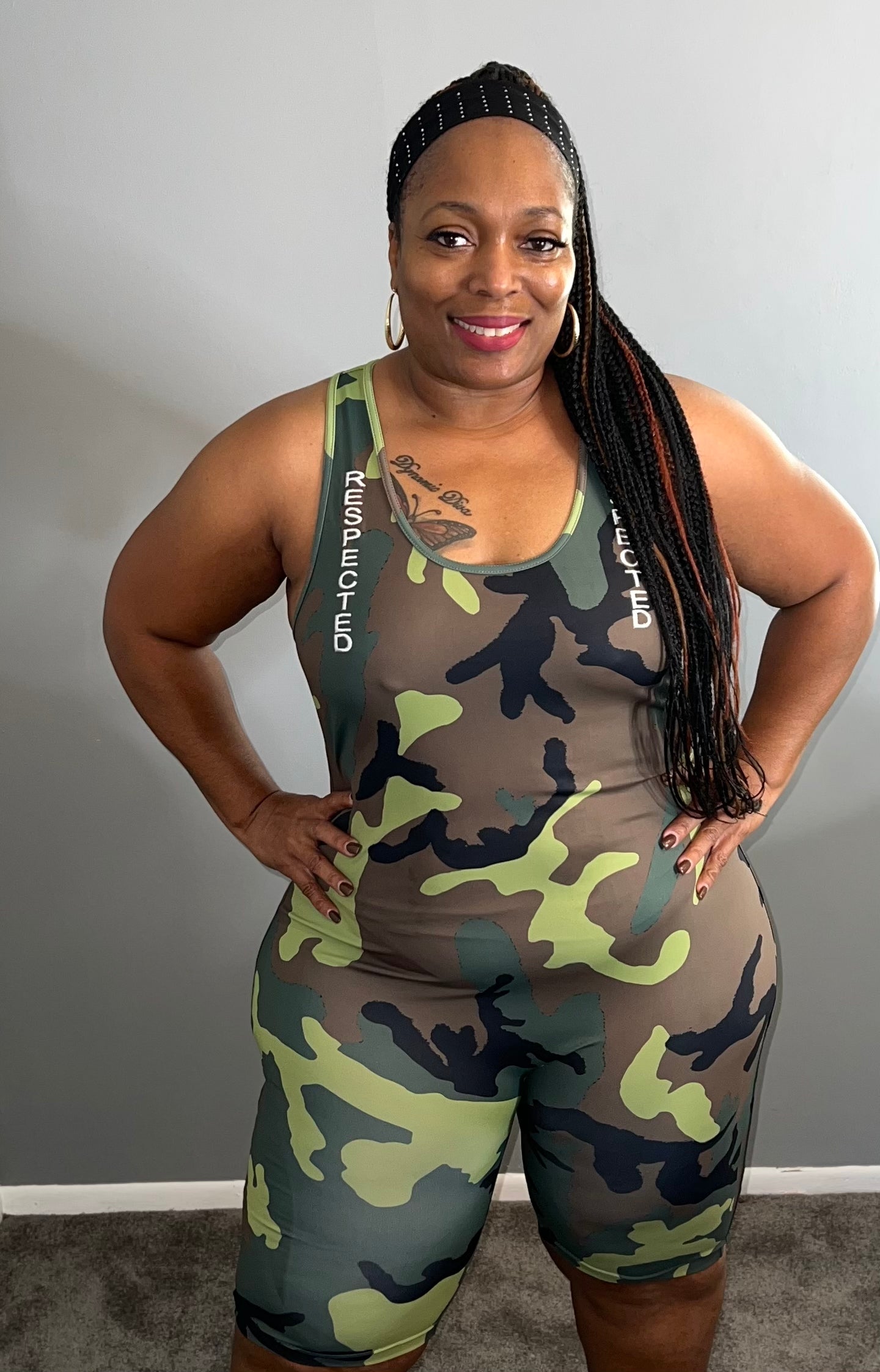 Respected Yoga One Piece Shorts or Leggings (Camo)