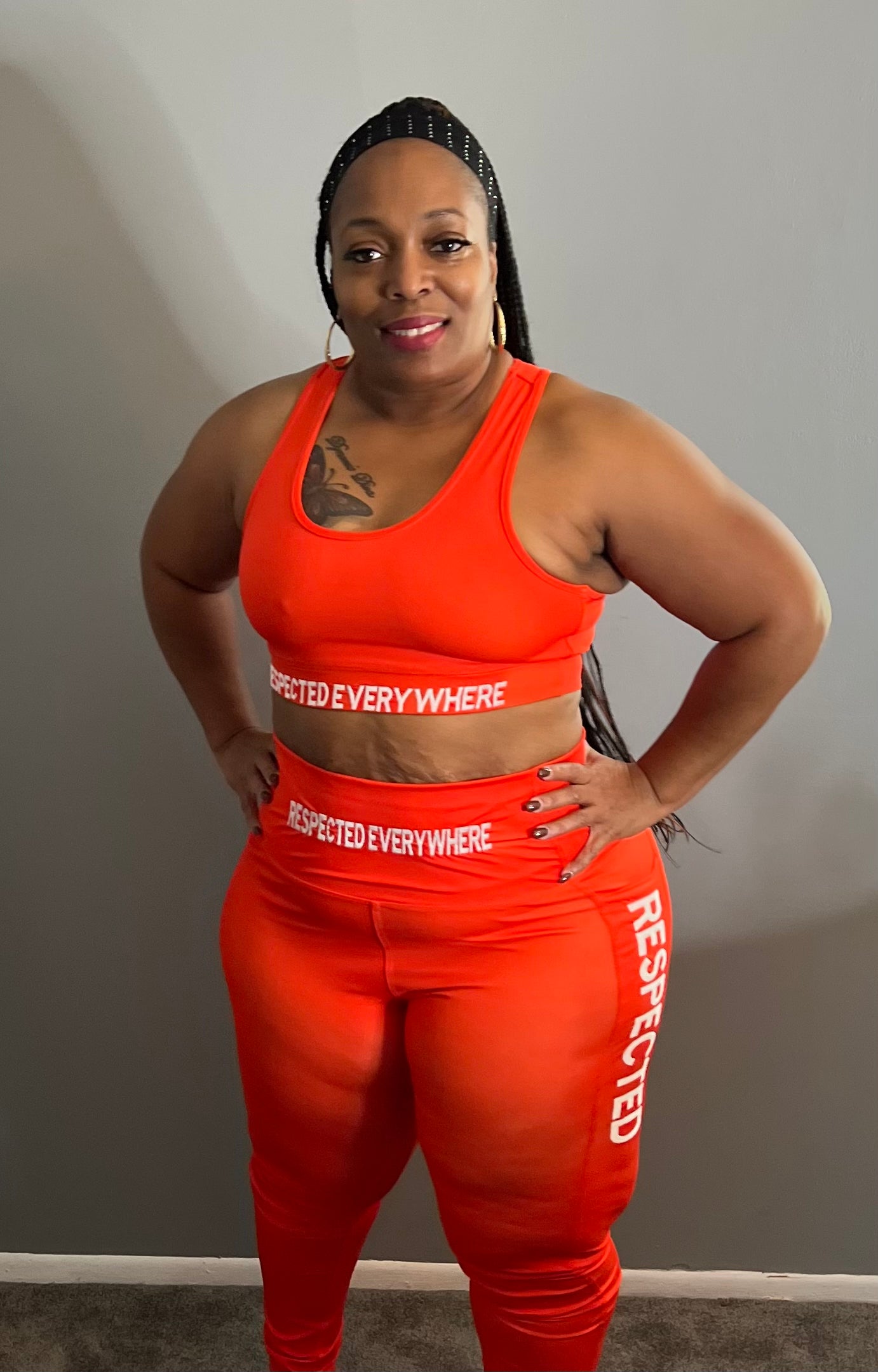 Respected Leggings or Shorts (Orange)