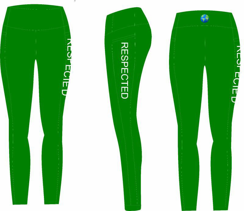 Respected Leggings or Shorts (Green)