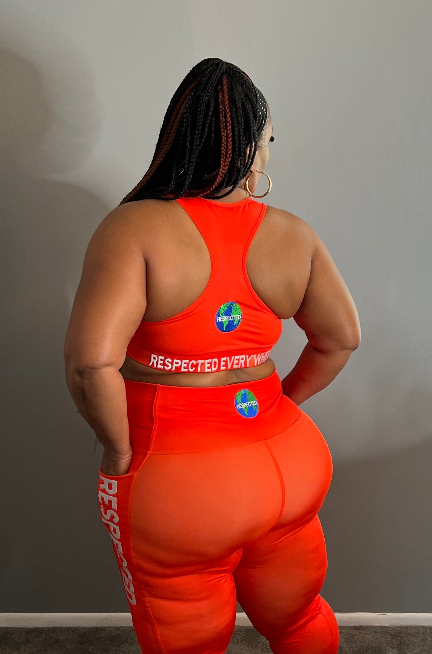 Respected Leggings or Shorts (Orange)