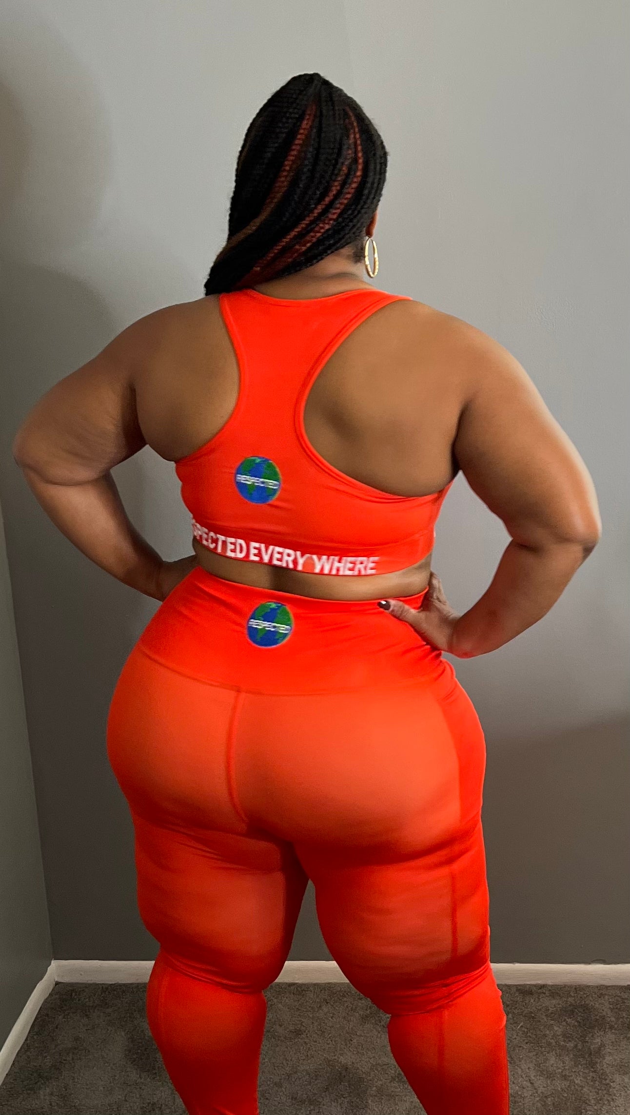 Respected Leggings or Shorts (Orange)