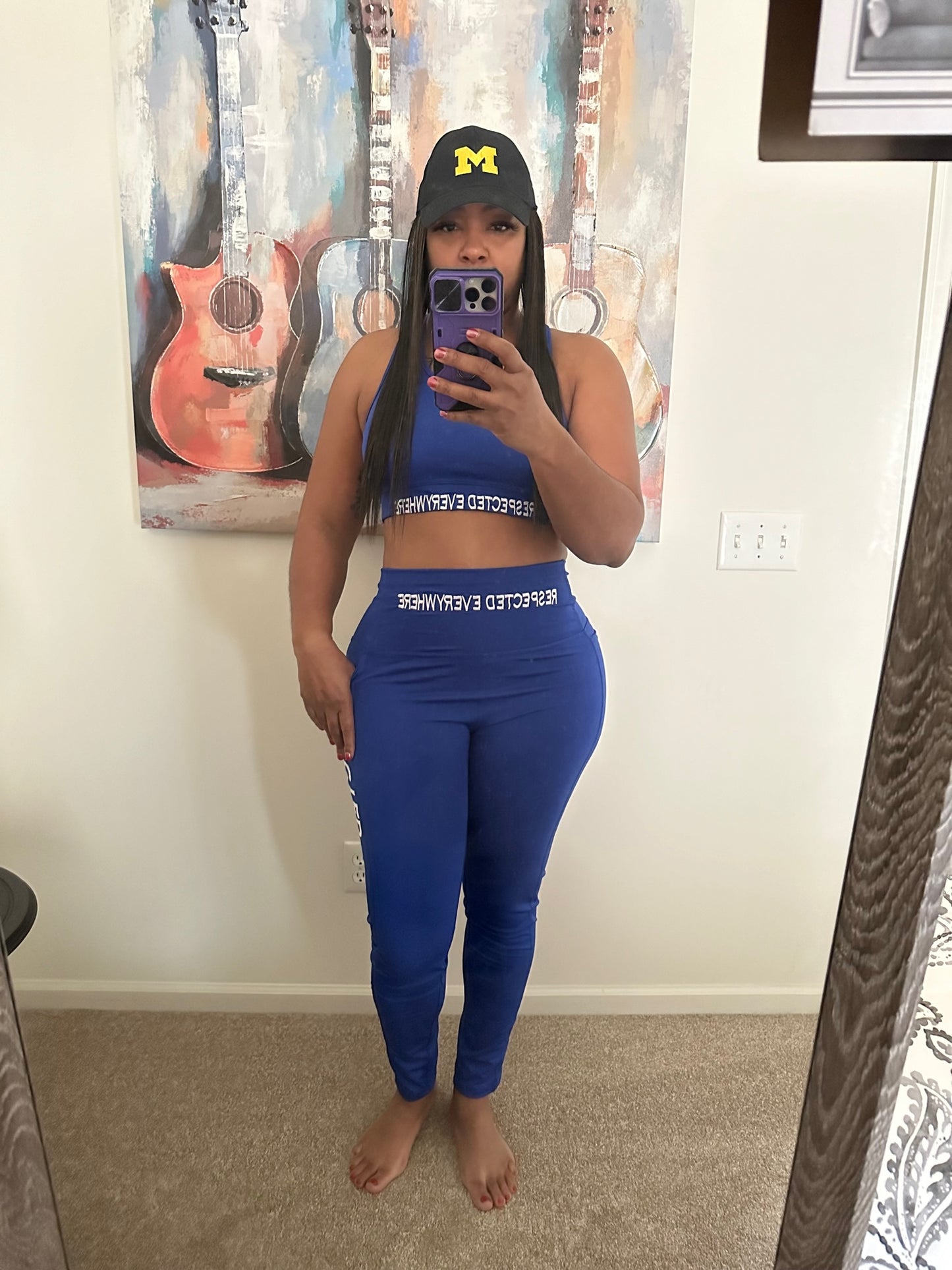 Respected Leggings or Shorts (Royal Blue)