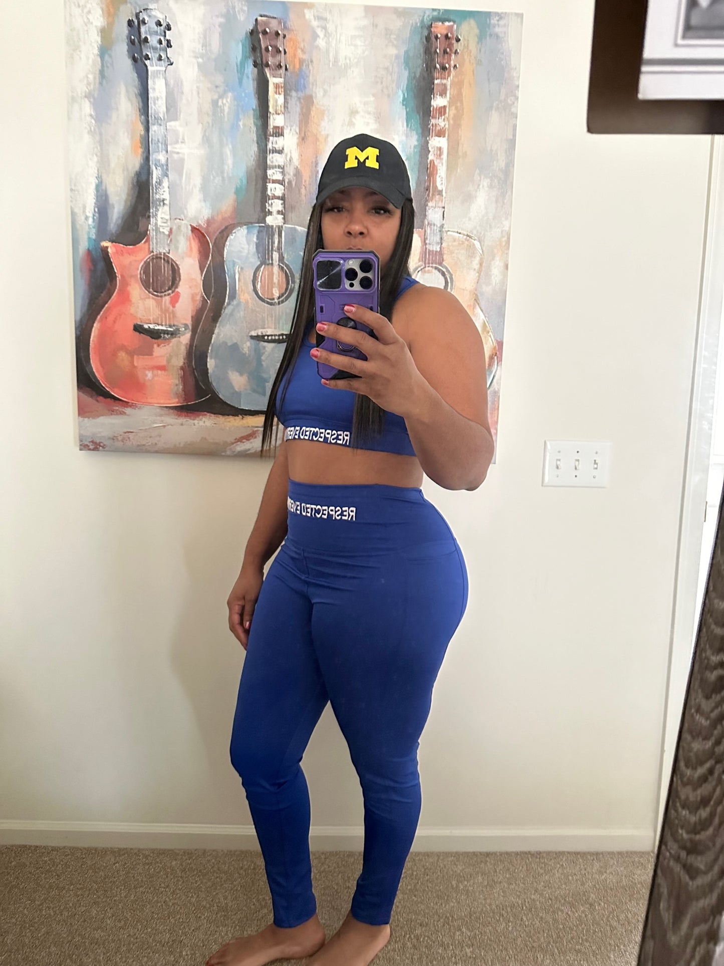 Respected Leggings or Shorts (Royal Blue)
