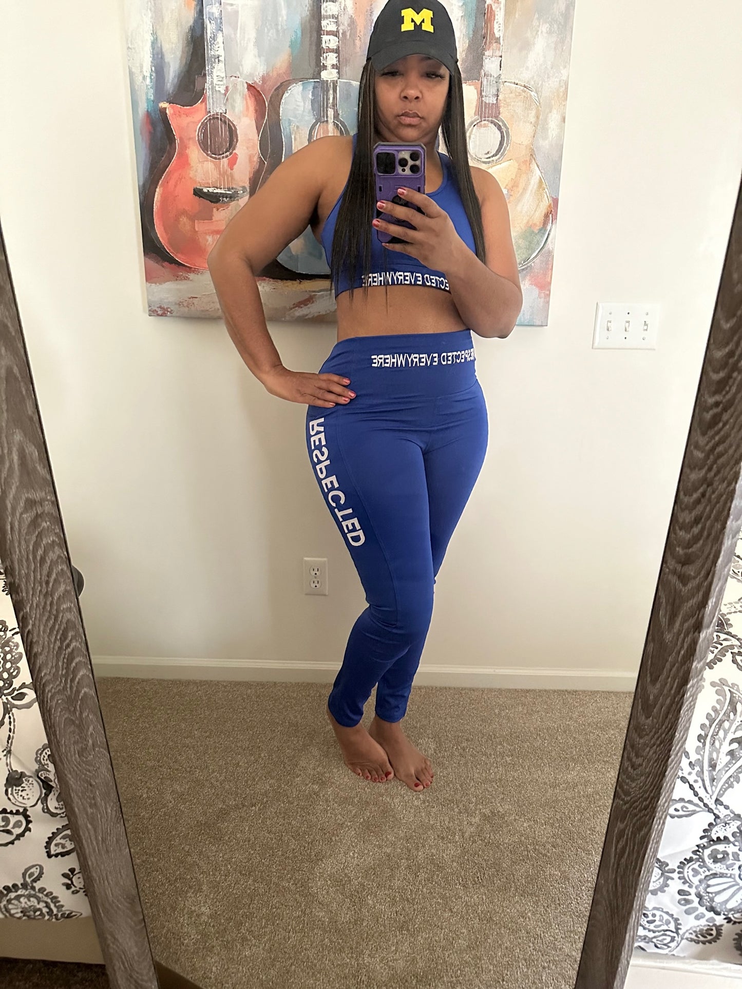 Respected Leggings or Shorts (Royal Blue)