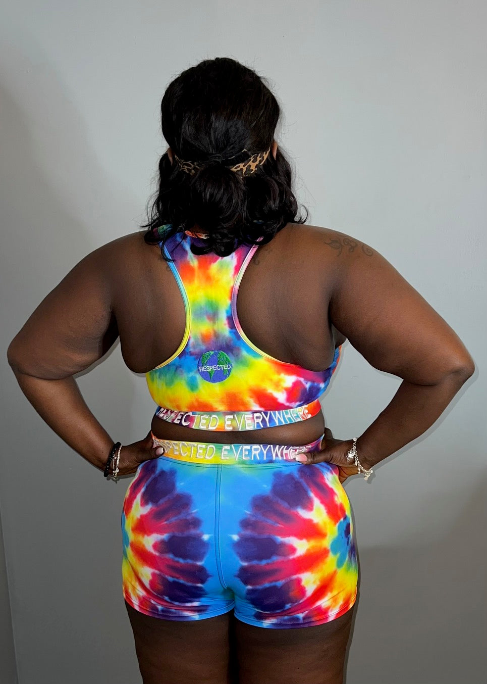 Respected Everywhere Sport Bra (Tie Dye)