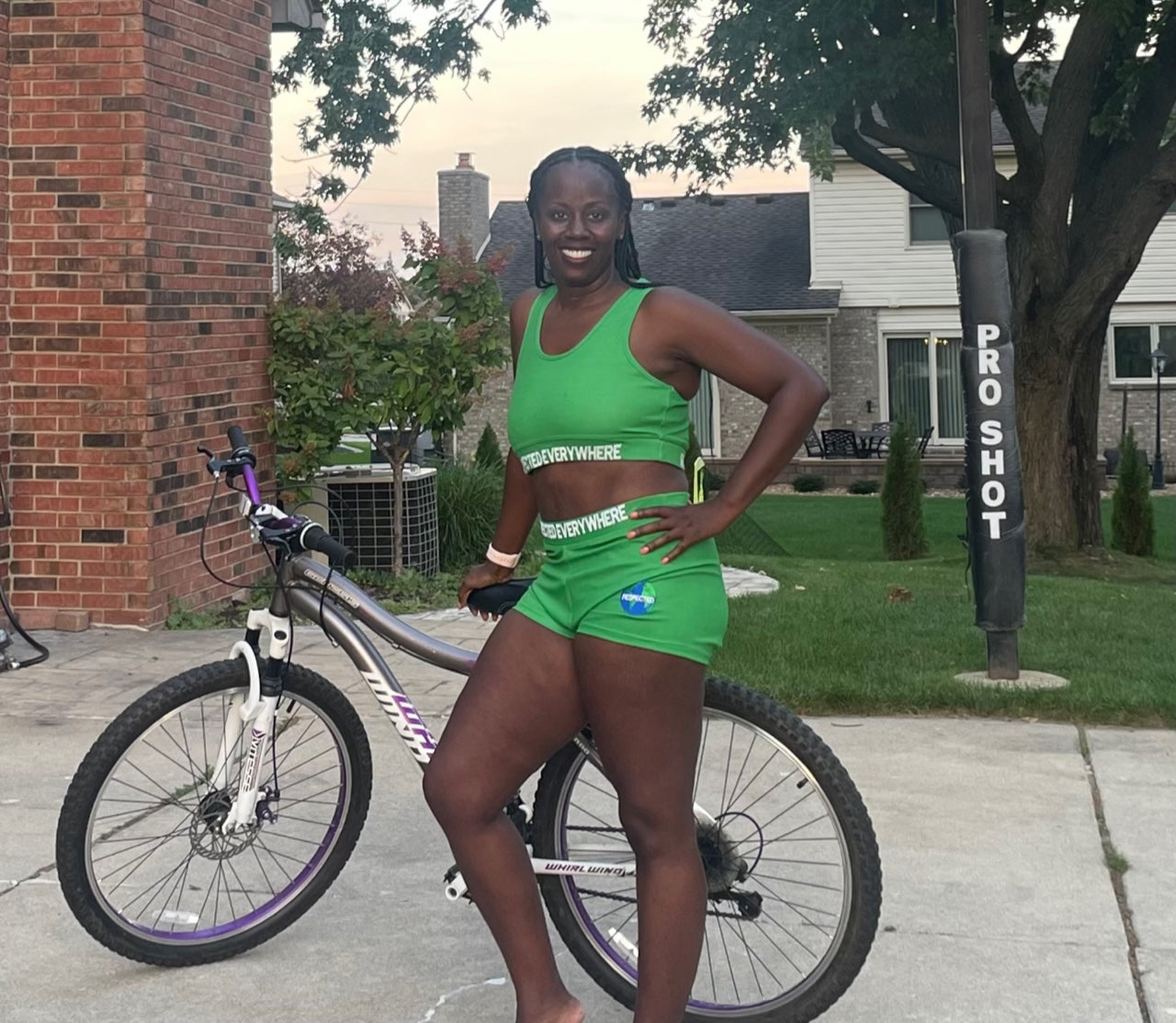 Respected Everywhere Boy Shorts (Green)