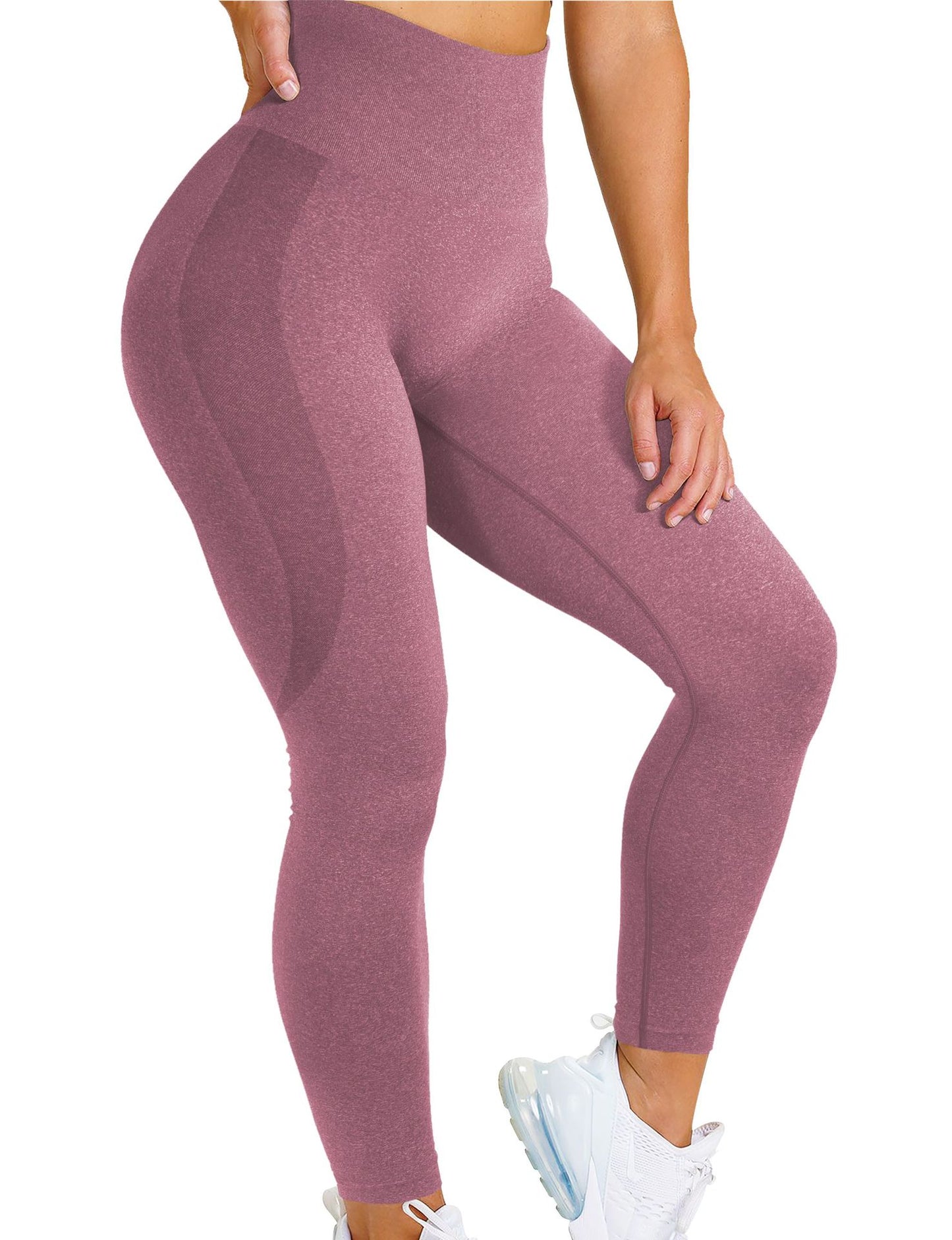Snowflake Smiley Pants Jacquard Seamless Yoga Pants
