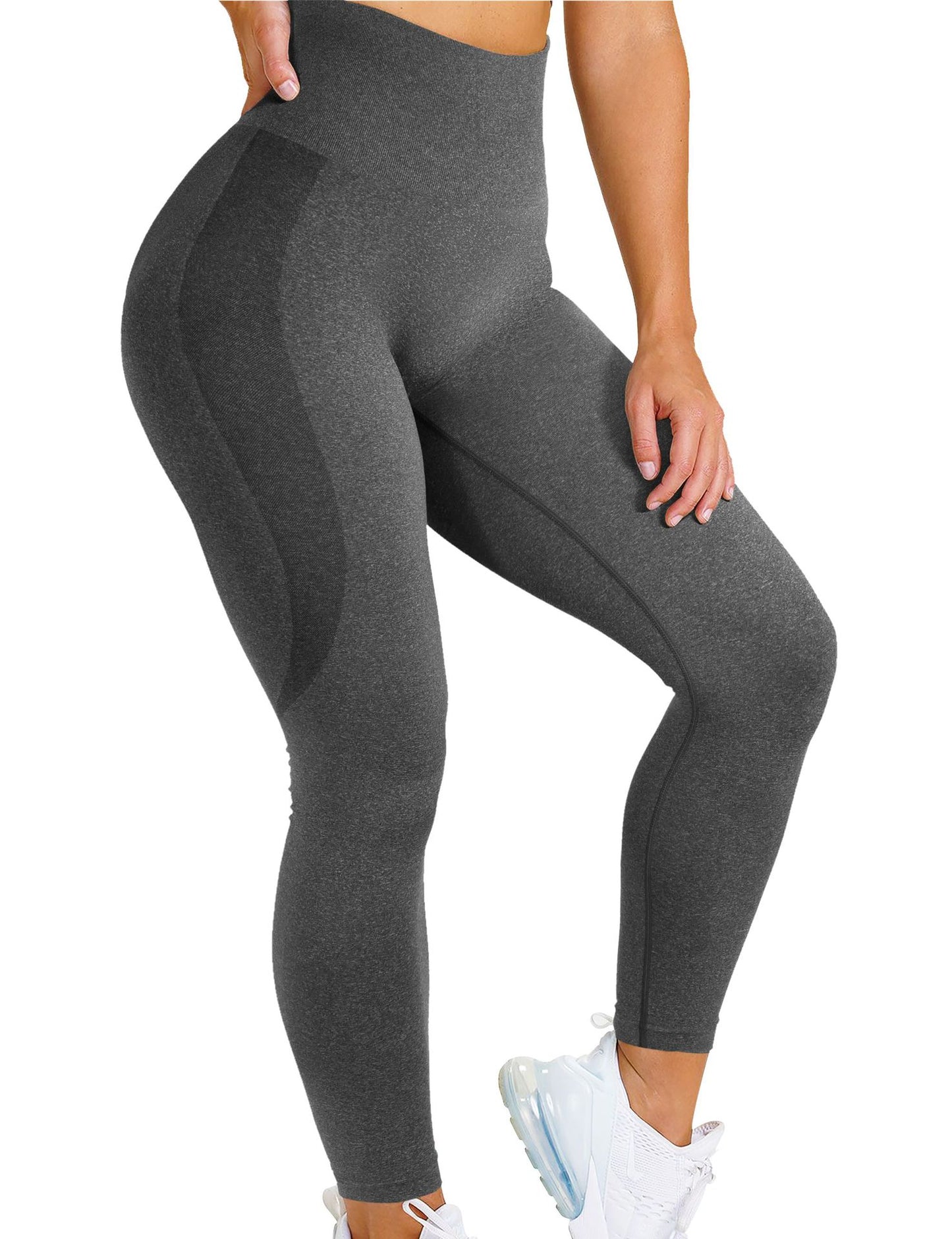 Snowflake Smiley Pants Jacquard Seamless Yoga Pants
