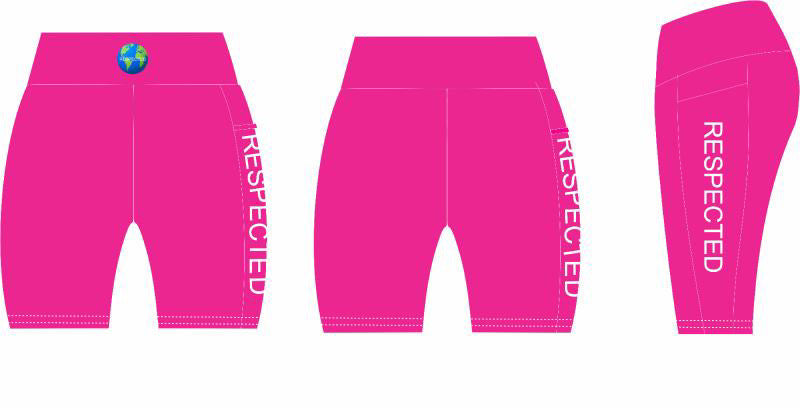 Respected Yoga Shorts or Leggings (Pink)