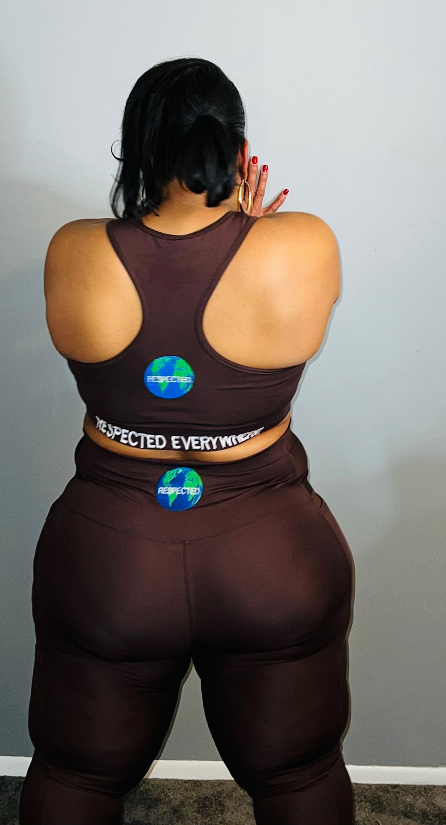 Respected Sports Bra (Chocolate Brown)