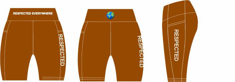 Respected Yoga Shorts or Leggings (Brown)