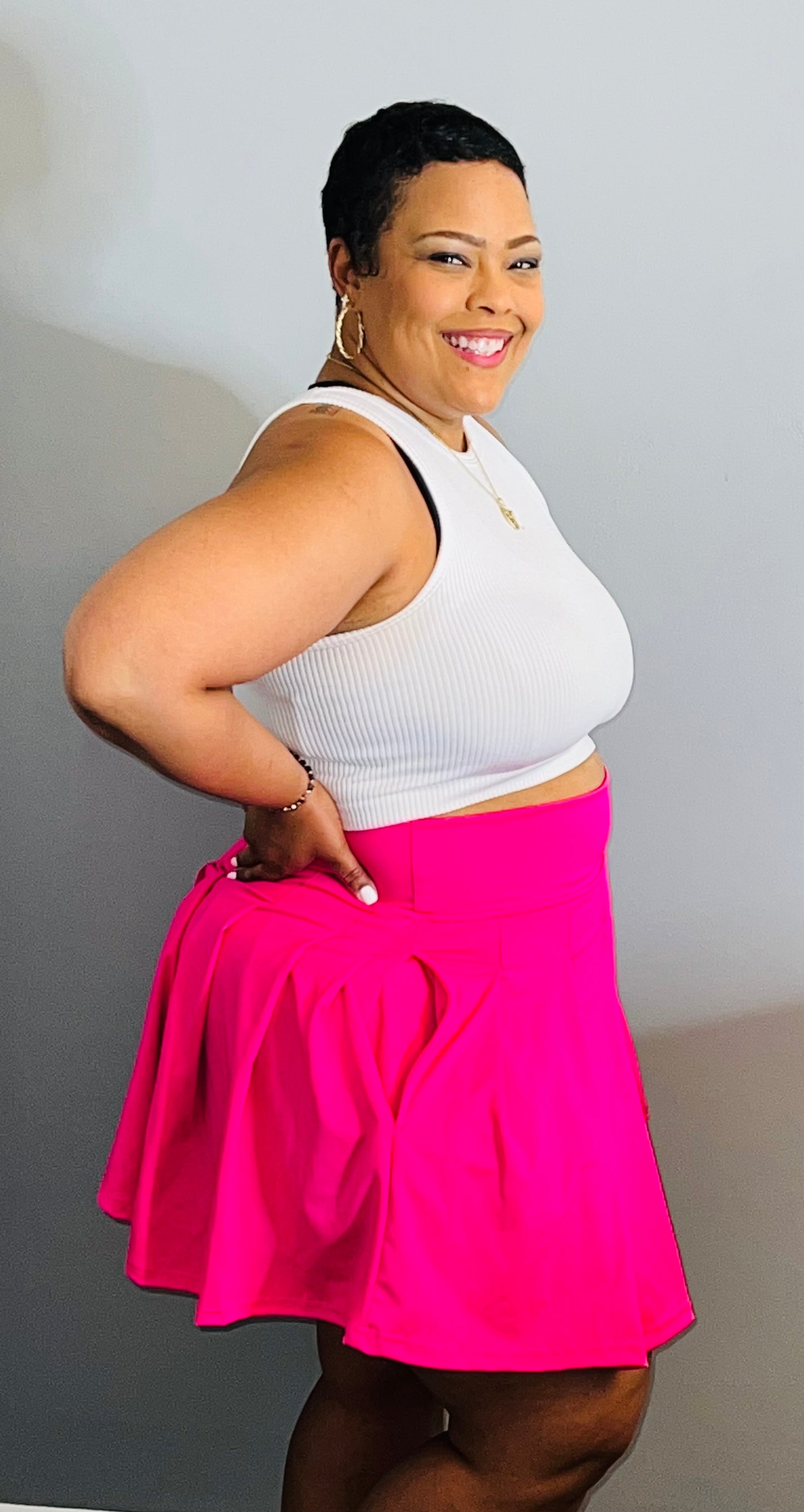 DRE Tennis Skirt (Pink)