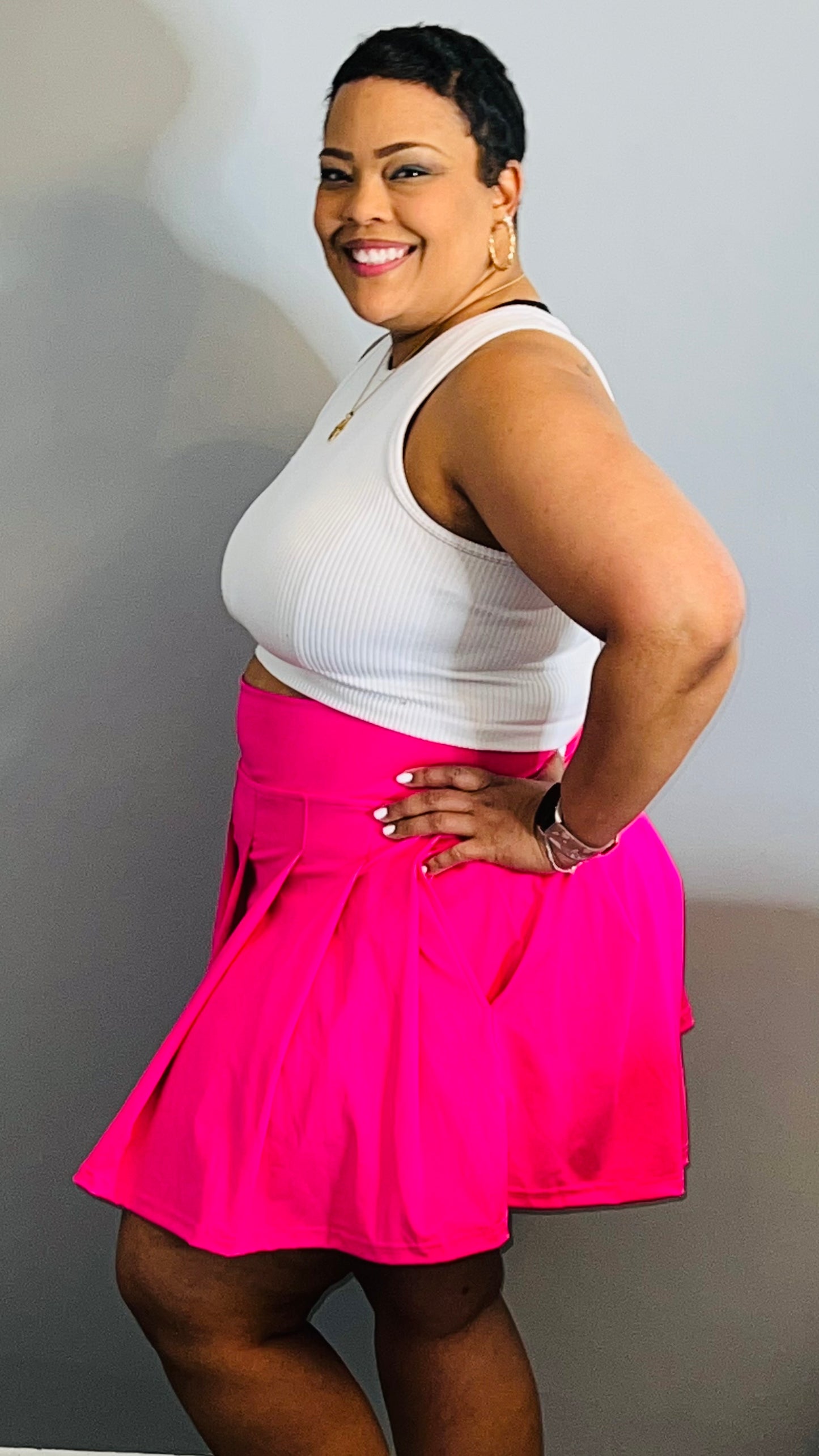 DRE Tennis Skirt (Pink)