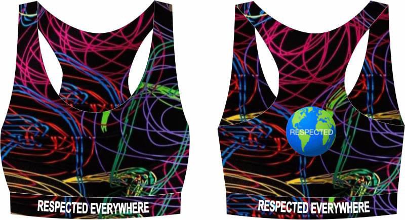 Respected Everywhere Sports Bra (Color Blast)