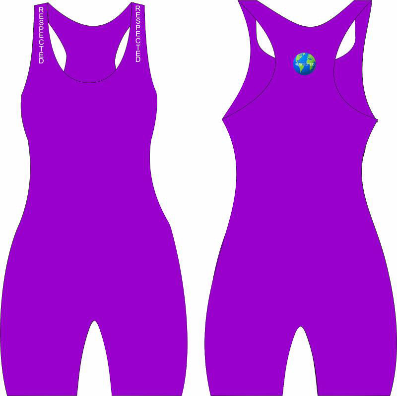 Respected Yoga One Piece Shorts or Leggings (Purple)