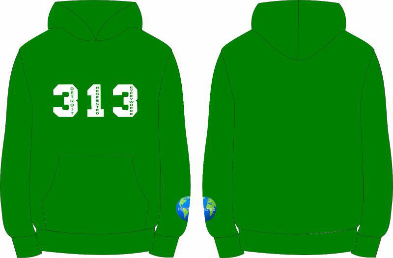 313 DRE Hoodie (Green) Tshirt or Hoodie