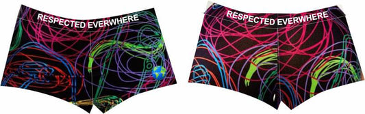 Respected Everywhere Boy Shorts (Color Blast)