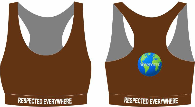 Respected Sports Bra (Chocolate Brown)