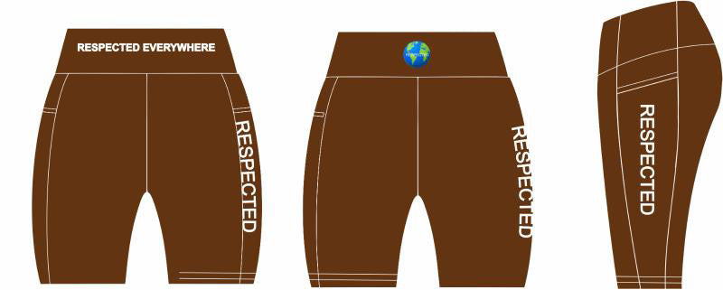 Respected Yoga Shorts or Leggings  (Chocolate Brown)
