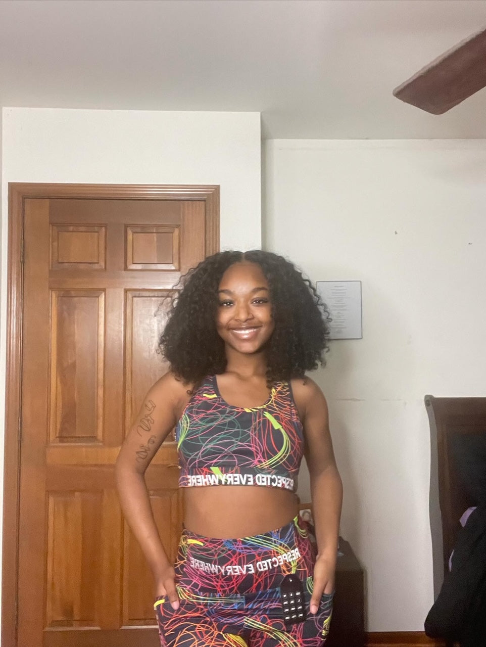 Respected Everywhere Yoga Shorts or Leggings (Color Blast)
