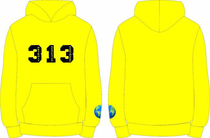313 DRE Hoodie (yellow) Tshirt or Hoodie or Pants