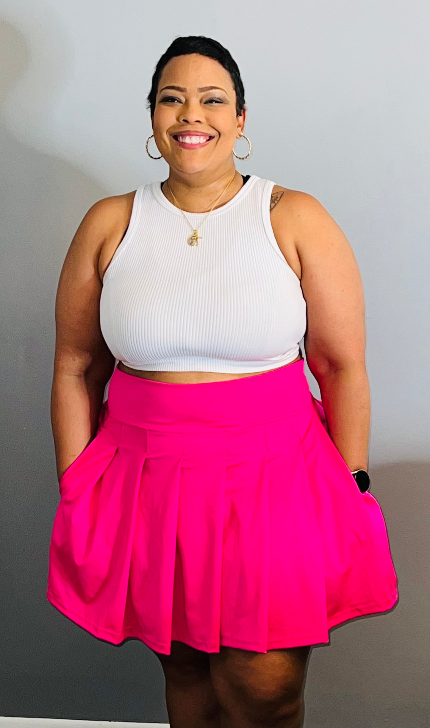 DRE Tennis Skirt (Pink)