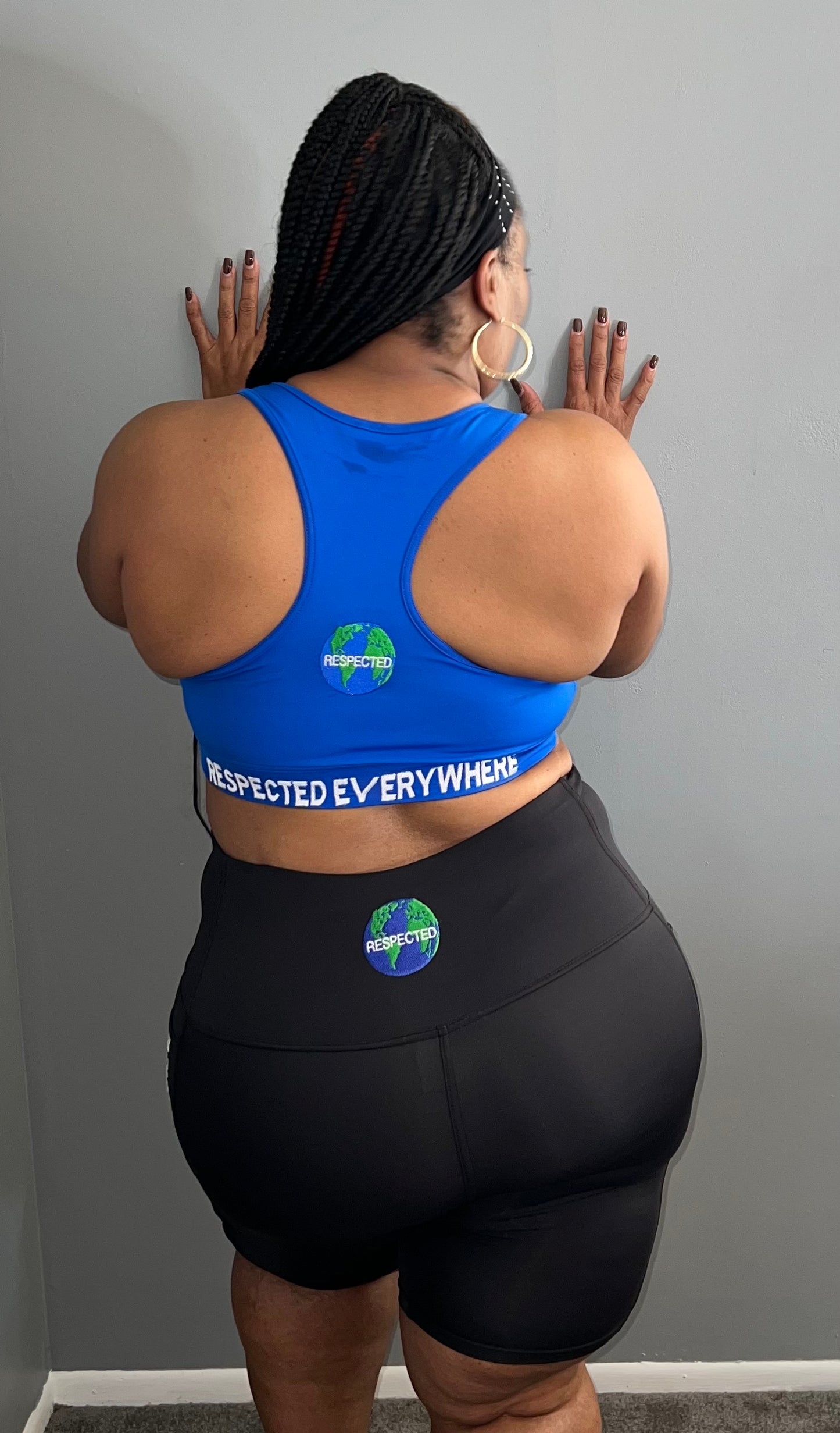 Respected Everywhere Sports Bra (Royal Blue)