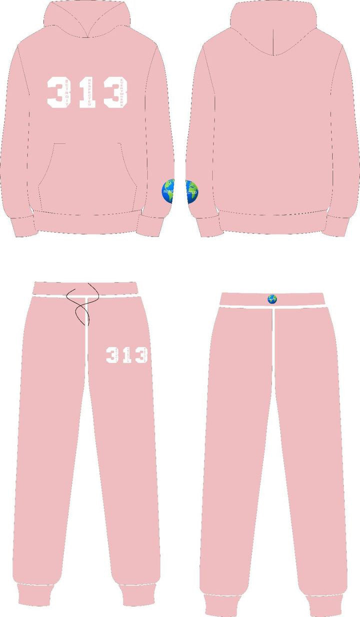 DRE 313 T-shirt or Hoodie or Pants (salmon)