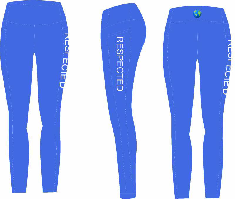 Respected Leggings or Shorts (Royal Blue)