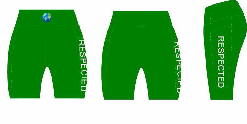 Respected Leggings or Shorts (Green)