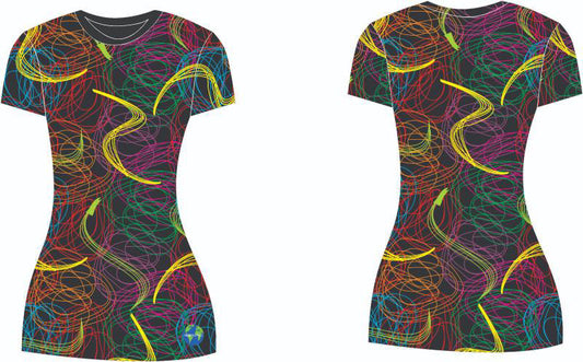 Fitted Tshirt Dress (Color Explosion)