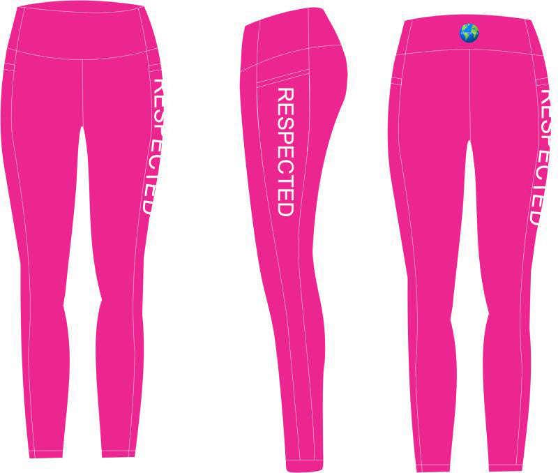 Respected Yoga Shorts or Leggings (Pink)