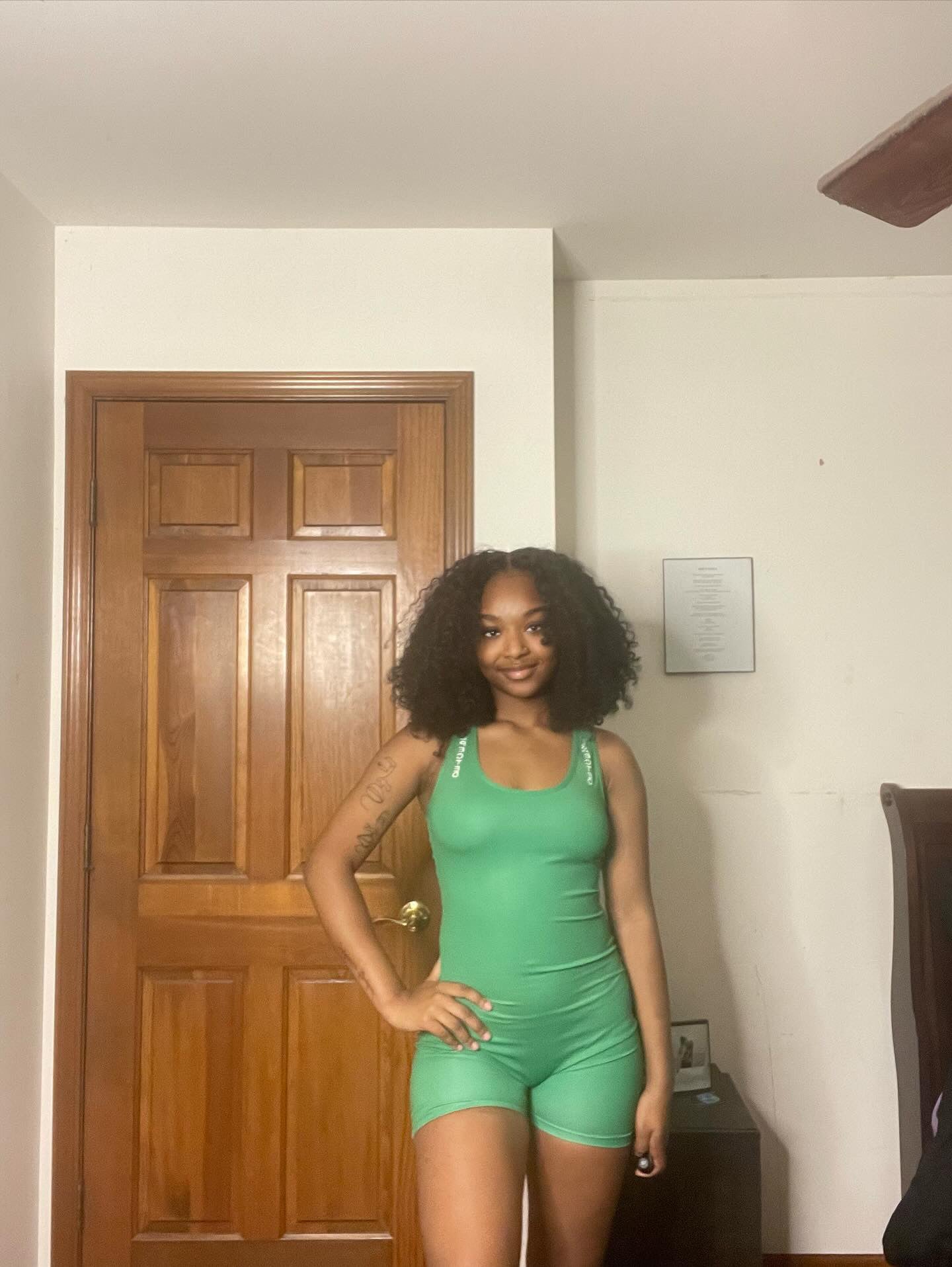 Respected Yoga One Piece Shorts or Leggings (Green)