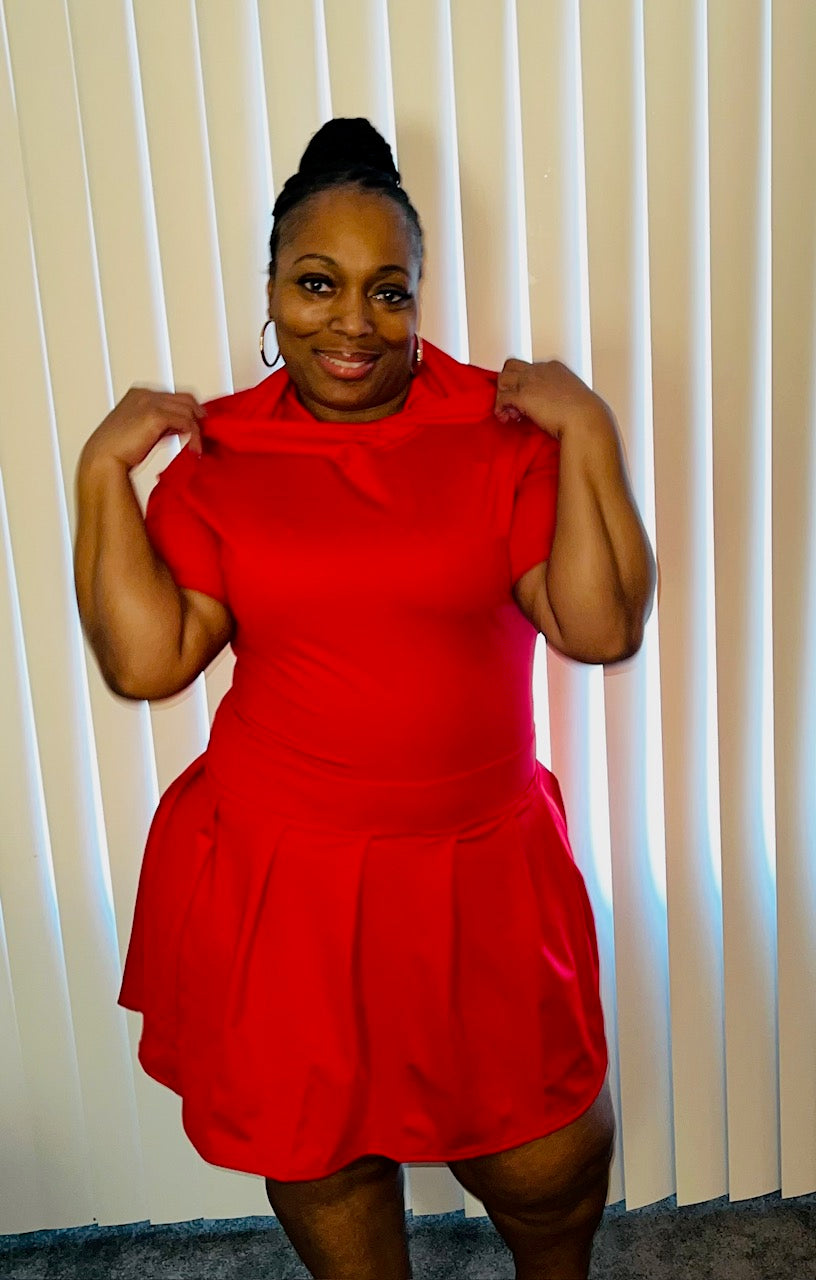 DRE Tennis Dress (Red)