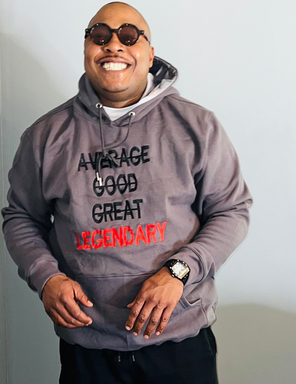 Average to Legendary Hoodie (Gray)