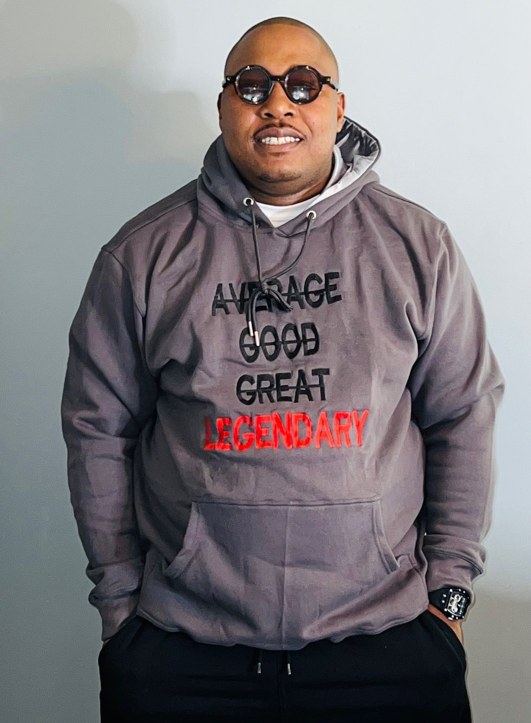 Average to Legendary Hoodie (Gray)