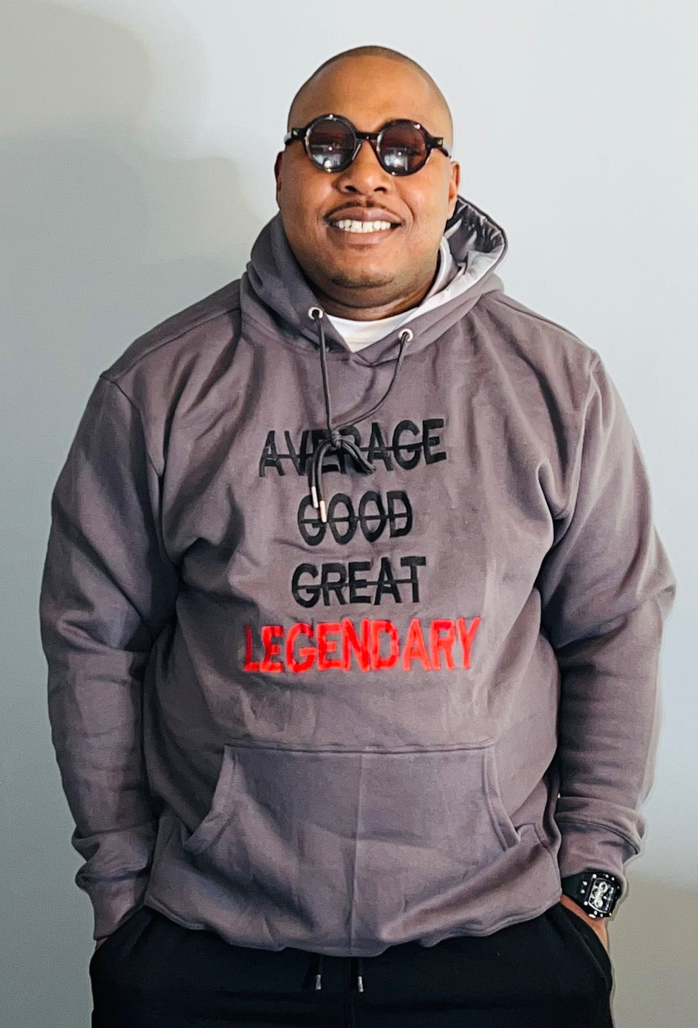 Average to Legendary Hoodie (Gray)