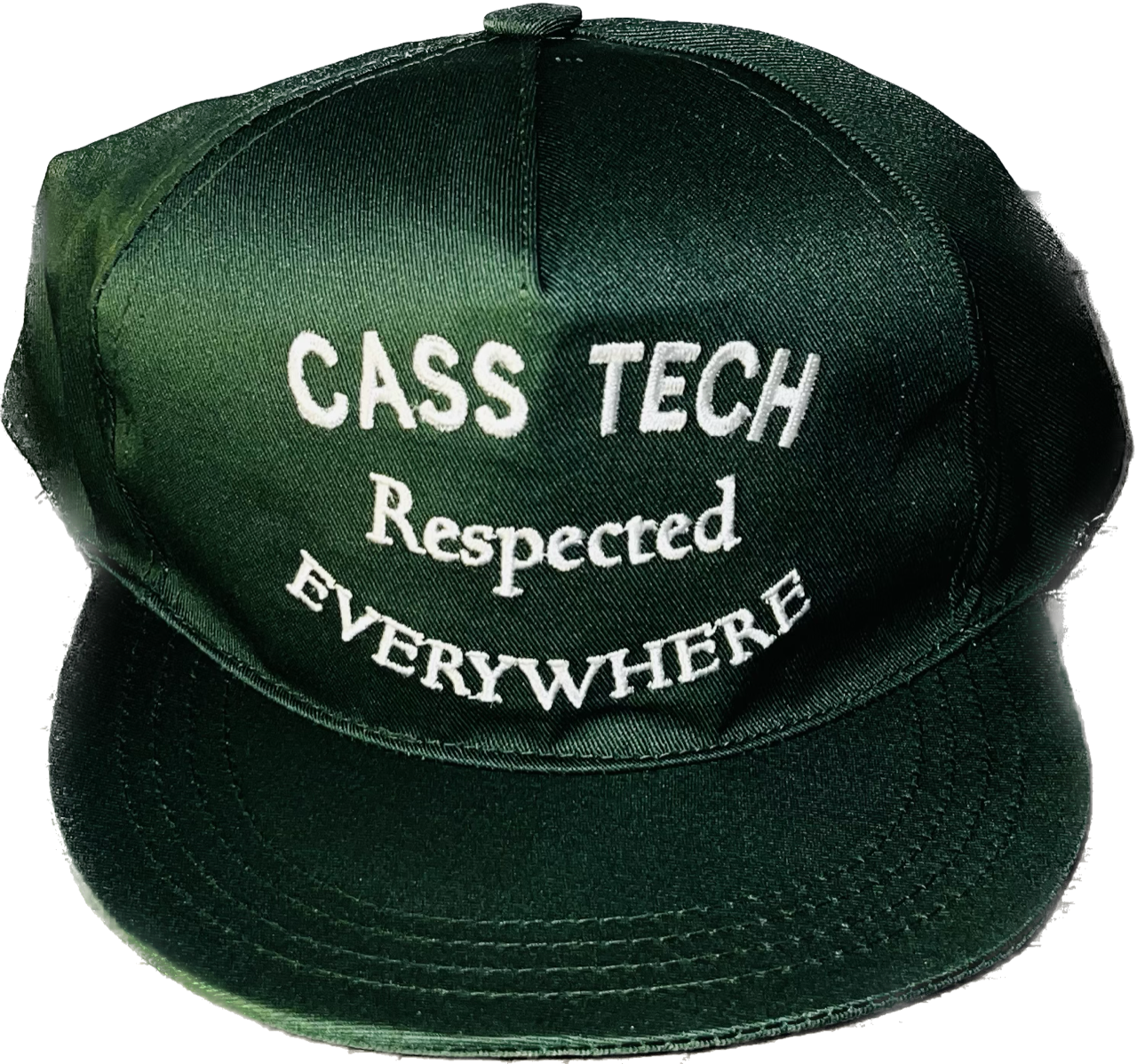 Cass Tech Snapback Green w/ White Letters
