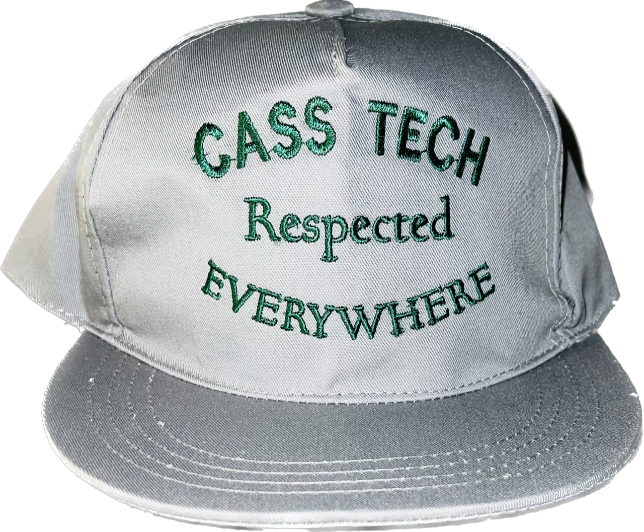 Cass Tech Snapback Gray w/ Green Letters