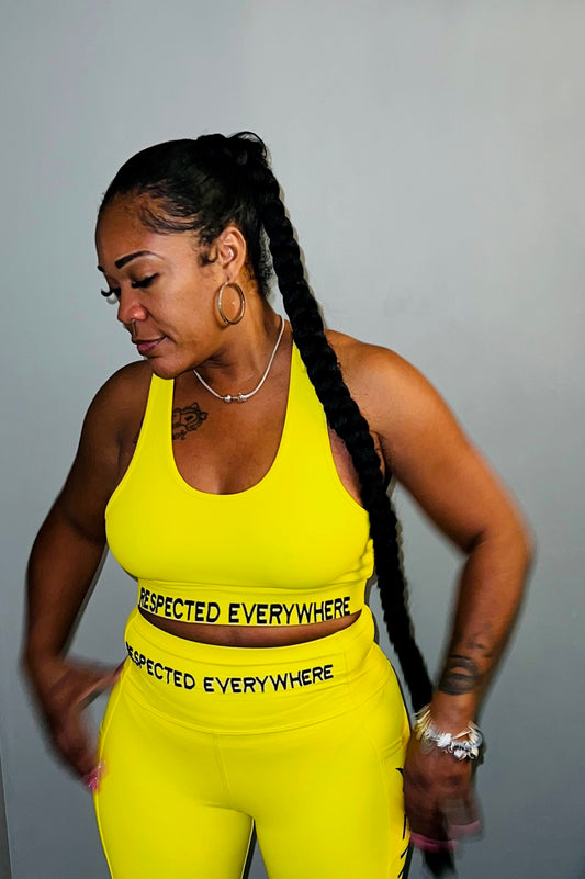 Respected Sports Bra (Yellow)