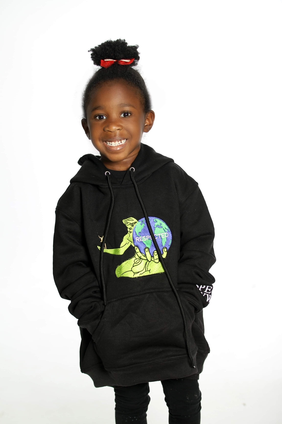 Respected Spirit of Detroit Logo Tshirt or Hoodie (Black)