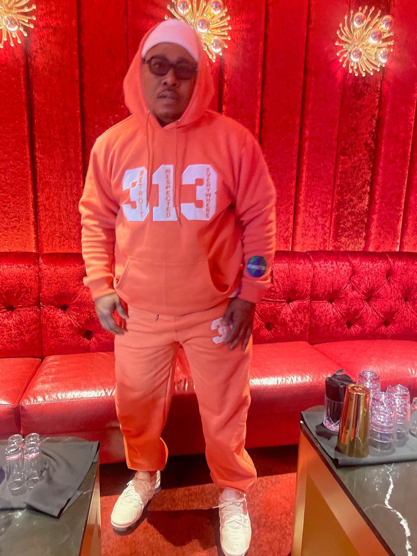 DRE 313 T-shirt or Hoodie or Pants (salmon)
