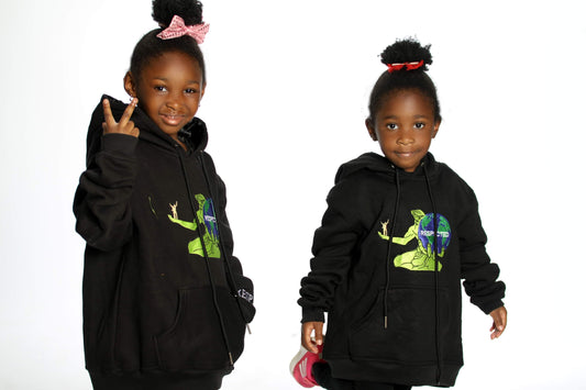 Respected Spirit of Detroit Logo Tshirt or Hoodie (Black)