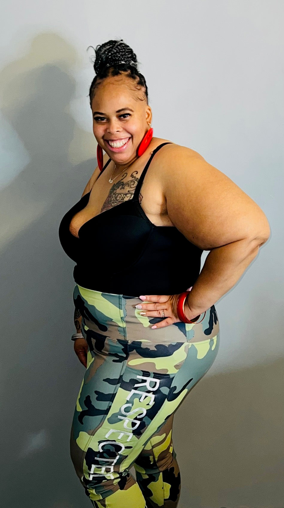 Respected Yoga Shorts or Leggings (Camo)