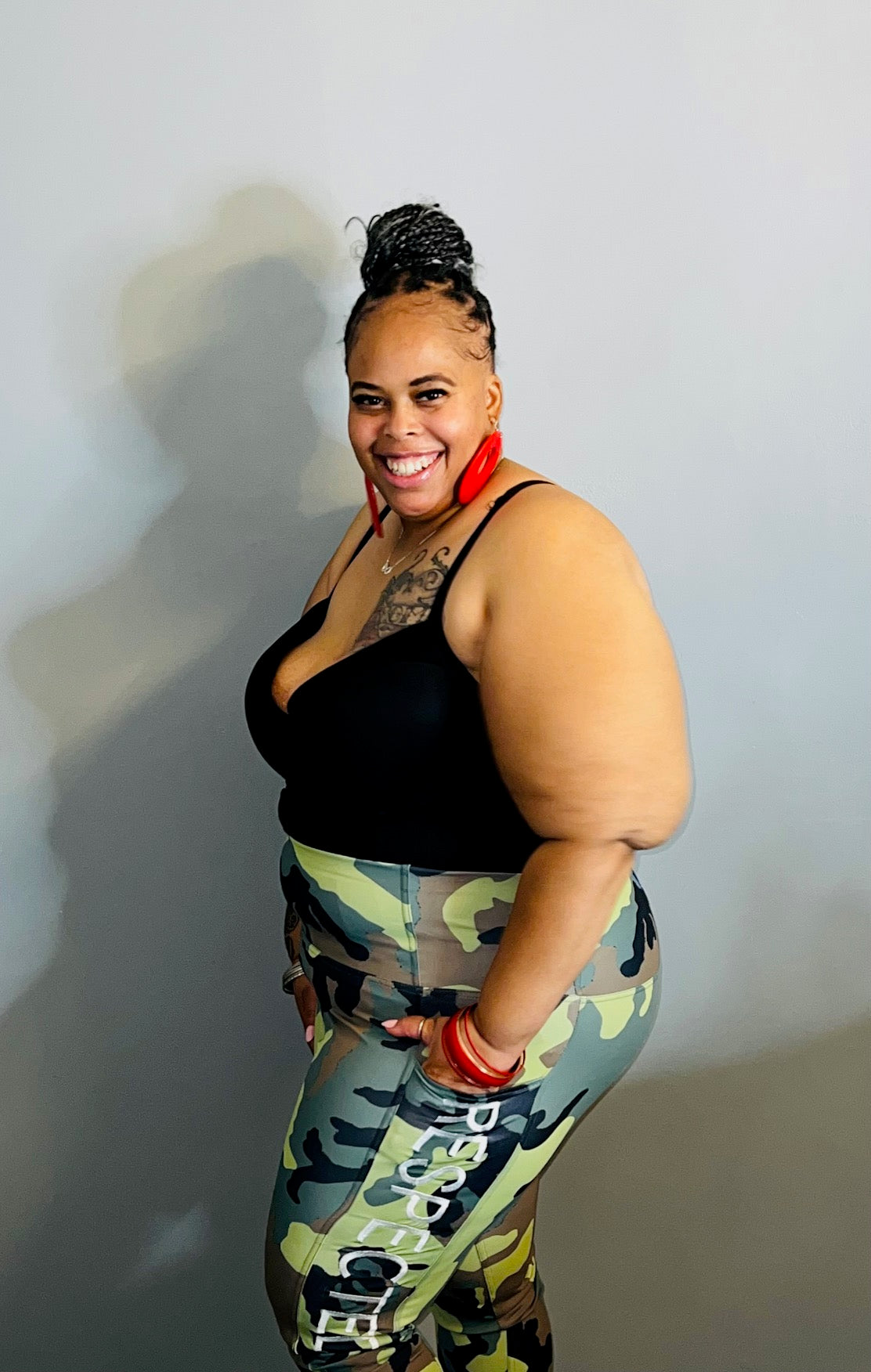 Respected Yoga Shorts or Leggings (Camo)