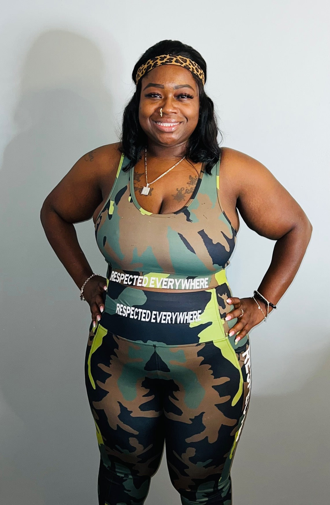 Respected Yoga One Piece Shorts or Leggings (Camo)