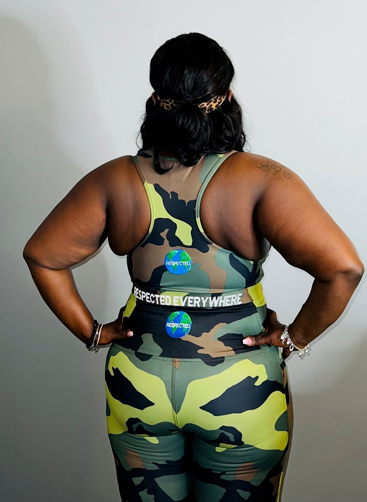 Respected Yoga One Piece Shorts or Leggings (Camo)