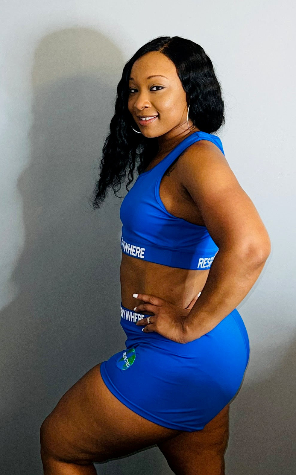 Respected Everywhere Boy Shorts (Royal Blue)